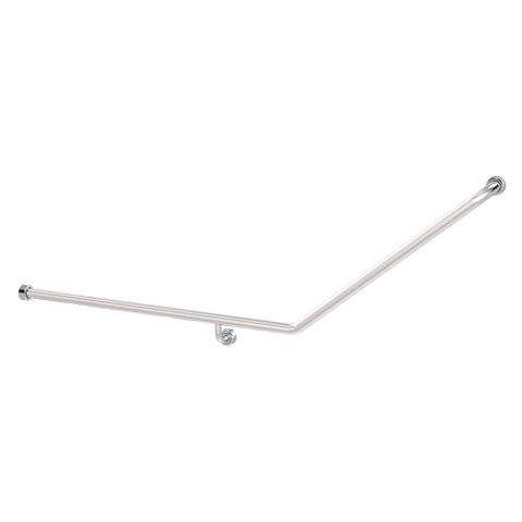 HS Toilet Rail SS 940x700mm - LH