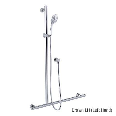 Linear/Streamjet Shower Chrome - LH