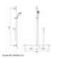 Linear/Princess Shower Chrome - MF