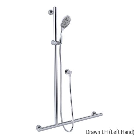 Linear/Streamjet XL Turbo Shower Chrome - LH