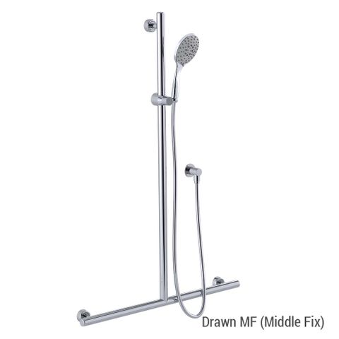 Linear/Streamjet XL Turbo Shower Chrome - MF