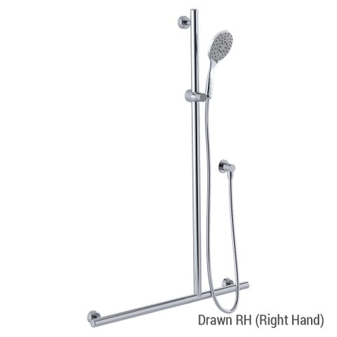 Linear/Streamjet XL Turbo Shower Chrome - RH