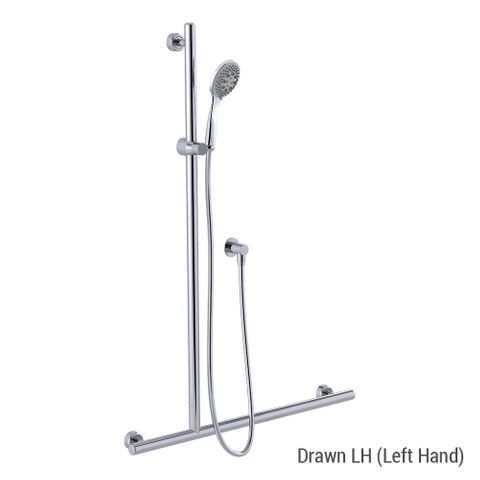 Linear/Streamjet Turbo Shower Chrome - LH