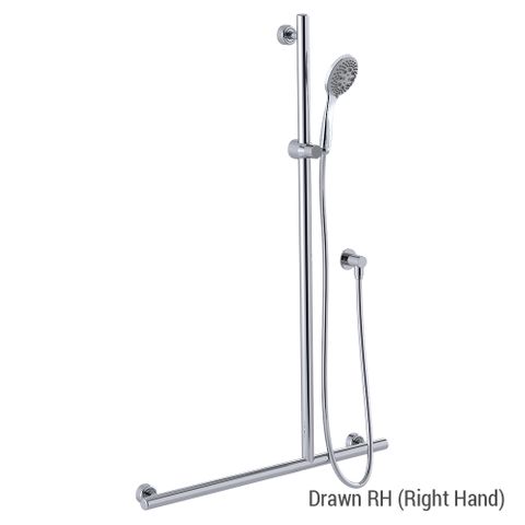 Linear/Streamjet Turbo Shower Chrome - RH