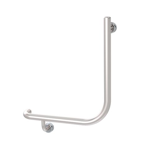 Linear Toilet Rail SS 450x450mm - LH