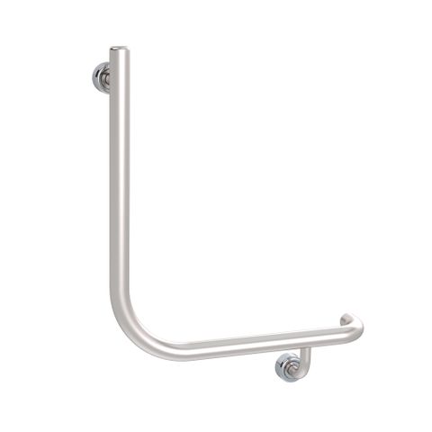 Linear Toilet Rail SS 450x450mm - RH