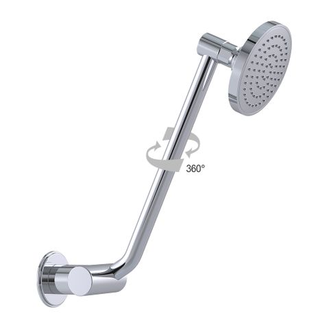 Streamjet Clicklock Arm - Chrome (6.5L/min)