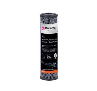 Dual Purpose Carbon Cartridge 2.5"x 10 micron