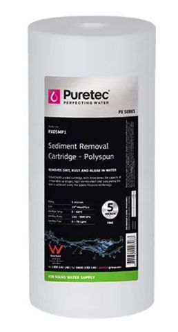 Polyspun Sediment Maxi Cartridge, 10 inch 5 micron