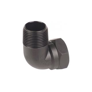 50mm Male/Female Threaded Elbow