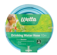 Drinking Water Hose 3yrs 12mm x 10mm Unfitted
