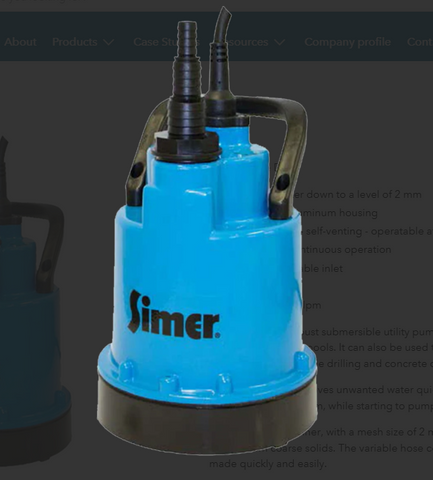 UTD JUNG Simer 5 Aluminium Pump