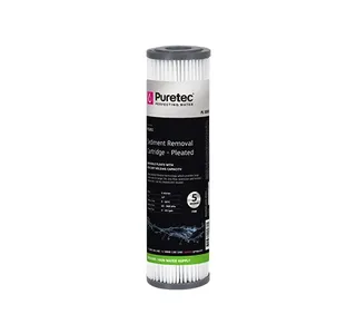 Puretec PL051 Pleated Sediment cartridge 10x2.5" 5 micron