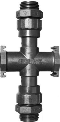 EMJAY Manifold Cross 25mm with Nipple