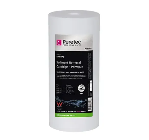Puretec PX05MP1 Polyspun Sediment Cartridge 10x4.5" 5 micron