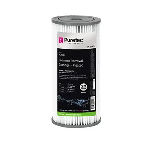 Puretec PL20MP1 Pleated Sediment cartridge 10x4.5" 20 micron