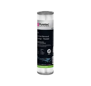 Puretec PL201 Pleated Sediment cartridge 10x2.5" 20 micron