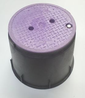 HR Circular Valve box 250mm Rec Water