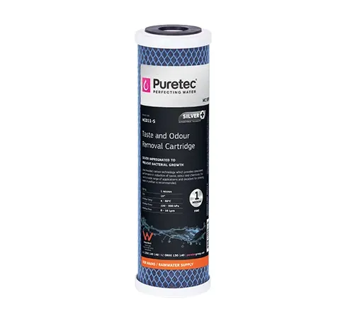 Puretec MC011-S Silver Carbon Cartridge 10x2.5" 1 micron