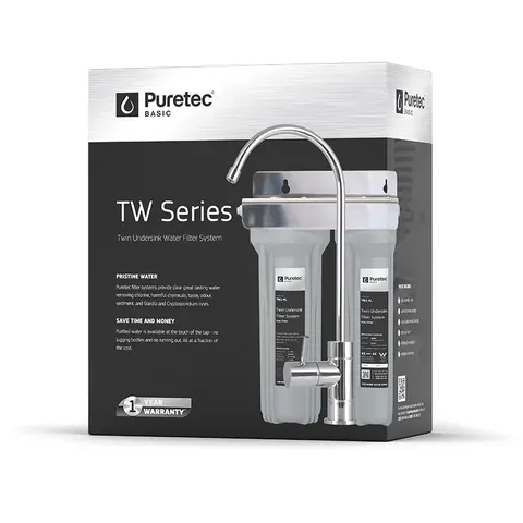 Puretec Basic TW1 Twin Undersink Filtration System