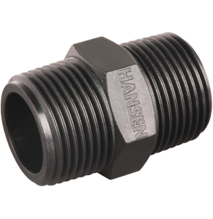 BSP POLY NIPPLE 10 (3/8"BSP) Hansen