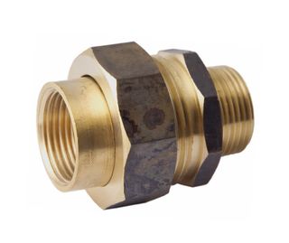 DR Brass Barrel Union M/F 15mm (1/2")