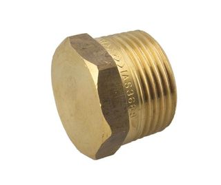 DR BRASS PLUG 6 (1/4")