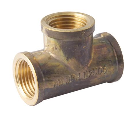 DR Brass Tee 15mm (1/2")