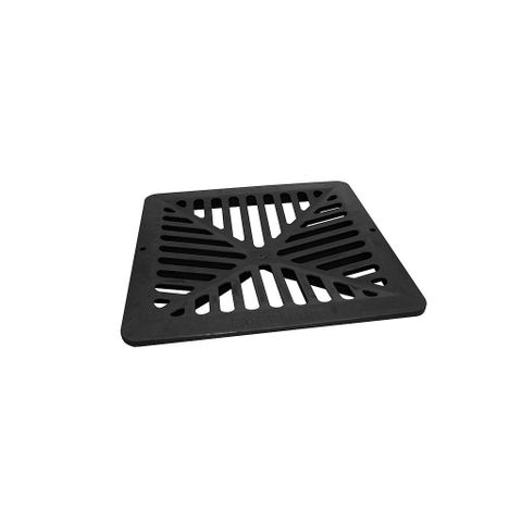 EasyDRAIN Rainwater Pit Poly Grate Black