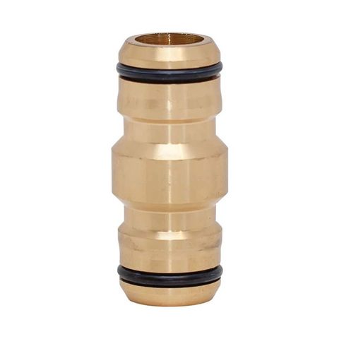 NETA Brass 2-End Hose Coupler 18mm