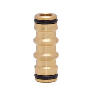 NETA Brass 2-End Hose Coupler 12mm