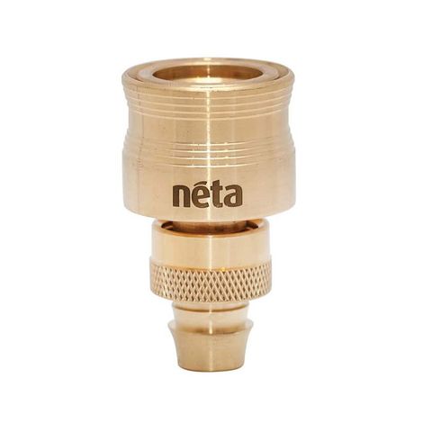 NETA Brass Screw Hose Connector 12mm