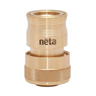 NETA Brass EZ Hose Connector 12mm x 18mm Hose