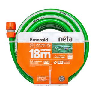 NETA 18mm x 18m Emerald Hose Plastic Fitted