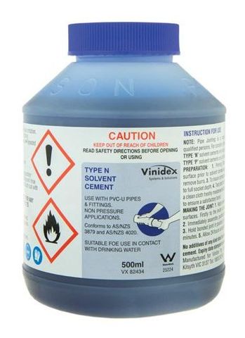 Vinidex Blue Solvent Cement Type N 250ml