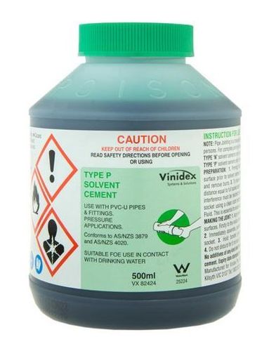 Vinidex Green Solvent Cement Type P 125ml