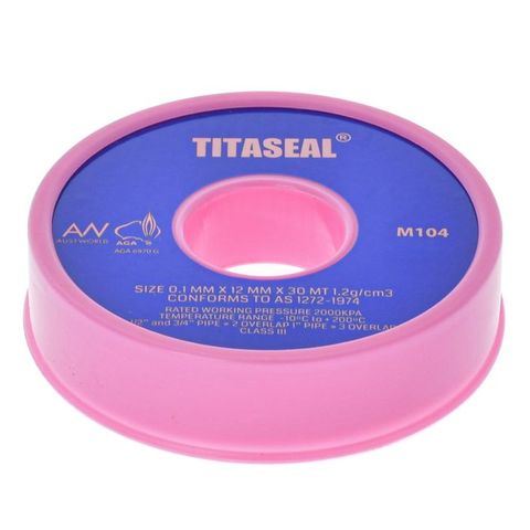 THREAD TAPE PINK 12mm x 30m