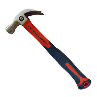 S&J Hammer Claw Fibreglass Handle 570g