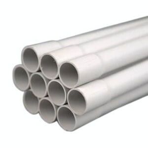 40mm PVC Pressure Pipe CL9 SWJ x 6m