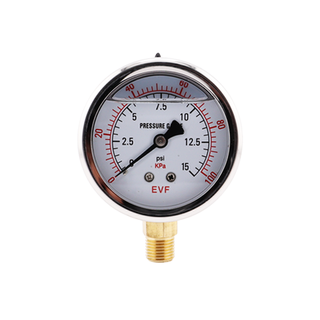 Pressure Gauge 0-100kPa 63mm 1/4"MI BE