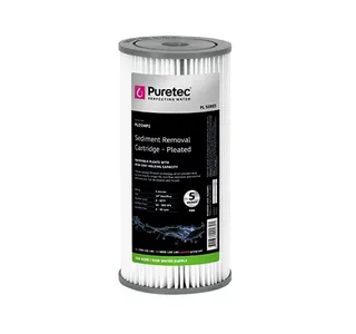 Puretec PL05MP1 Pleated Sediment cartridge 10x4.5" 5 micron