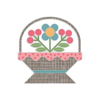 LORI HOLT FLOWER BASKET NEEDLE MINDER