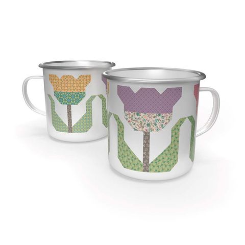 LORI HOLT PIECE & PLENTY ENAMEL TIN MUG