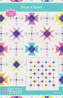 STAR CHART QUILT BY BLOOMING BOLDLY DESIGNS