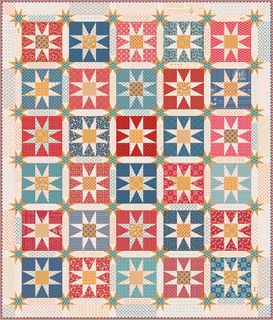 DIGITALLY-PRINTED SPACIOUS SKIES QUILT STORE DISPL