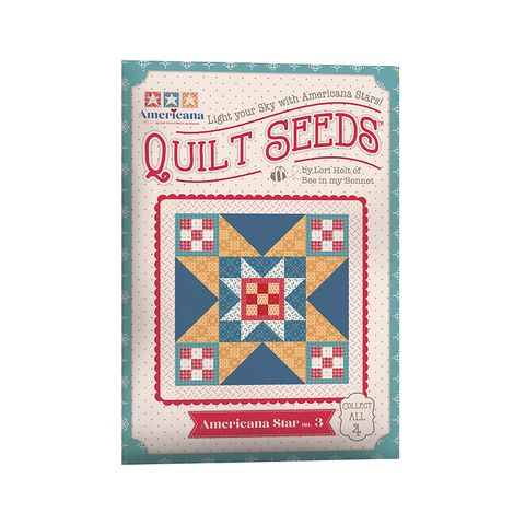 LORI HOLT QUILT SEEDS PATTERN AMERICANA STARS NO.