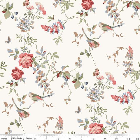 ANNE OF GREEN GABLES FLORAL CREAM