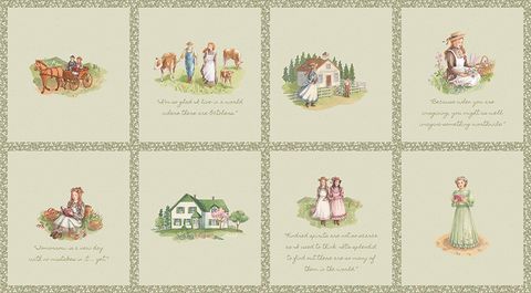 ANNE OF GREEN GABLES DIGITALLY PRINTED 24" X 43" P