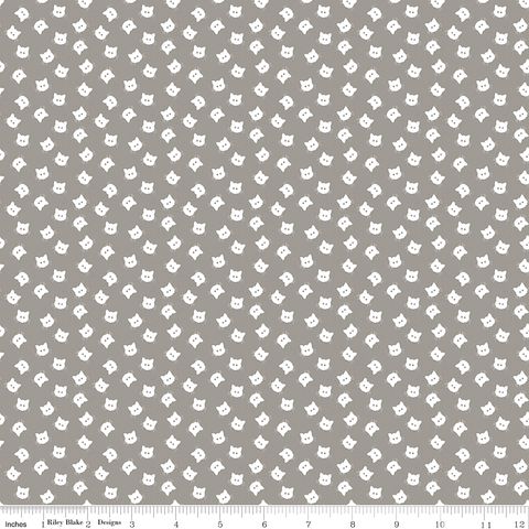 COSTUME MAKER'S ACT II SCAREDY CAT BUTTONS GRAY