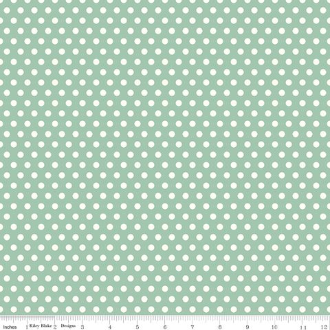 SUNSETRIDGE DOTS SEAFOAM